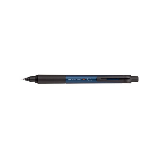 Uni Kuru Toga KS 0.5mm Mechanical Pencil | Blue & Navy (NZ Stock)
