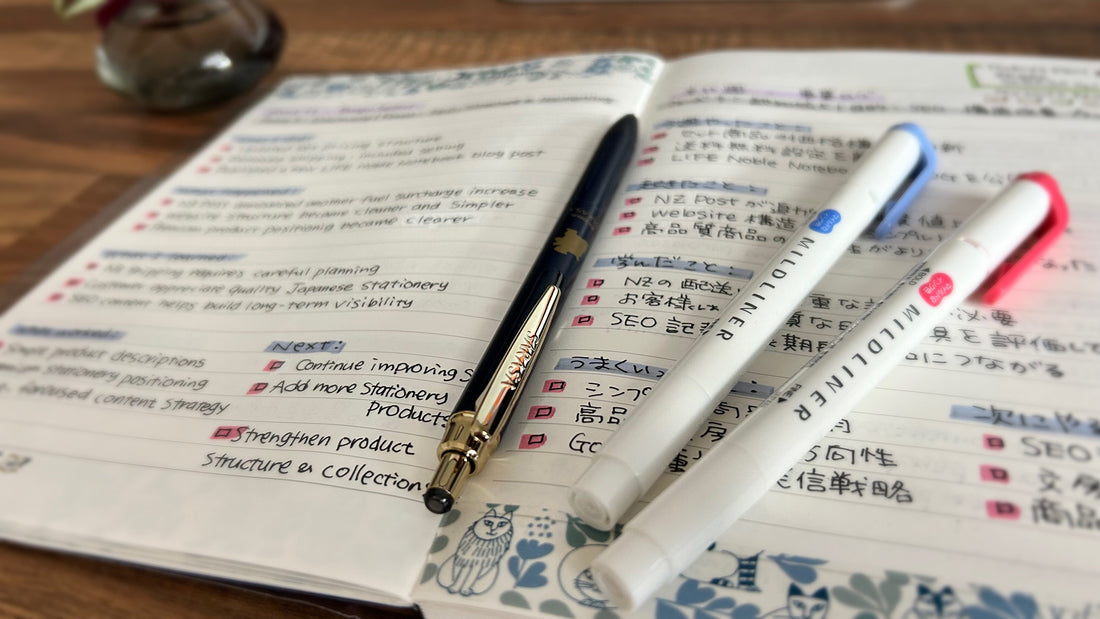 Why I Use the Apica Premium C.D. Notebook for My Weekly Business Journal