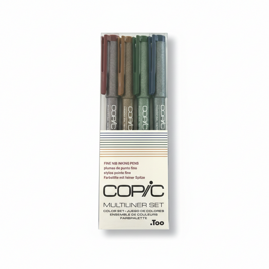 Copic Multiliner Color Set (4-Pack) – Precision Fineliner Pens (NZ)