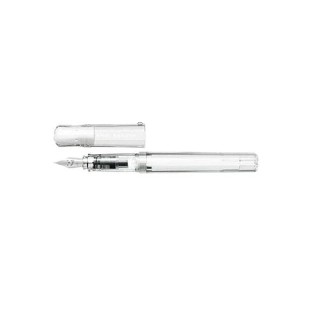PILOT KAKUNO Fountain Pen – Medium Nib | Clear (NZ Stock)