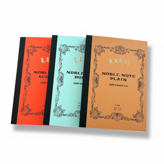 LIFE Noble Note A5 – Premium Japanese Notebook (Ruled / Grid / Plain)