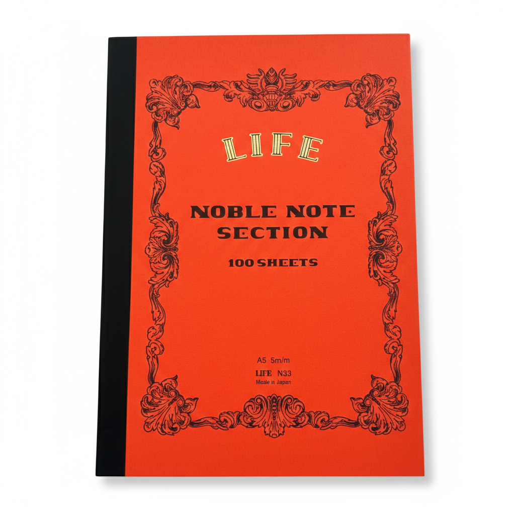 LIFE Noble Note A5 – Premium Japanese Notebook (Ruled / Grid / Plain)