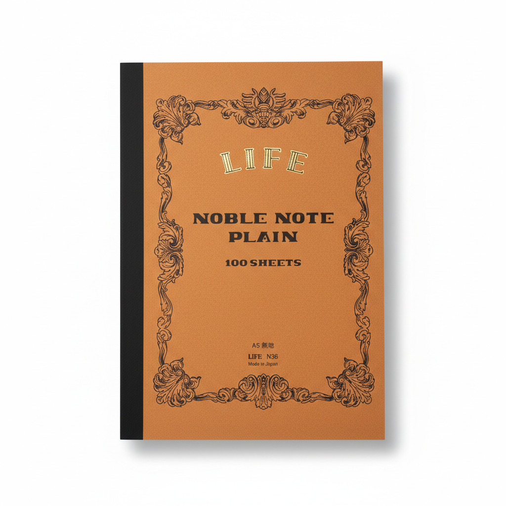 LIFE Noble Note A5 – Premium Japanese Notebook (Ruled / Grid / Plain)