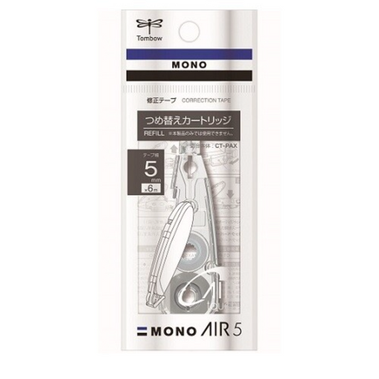 Tombow MONO Air Refill – 5mm x 6m Correction Tape Refill (NZ Stock)