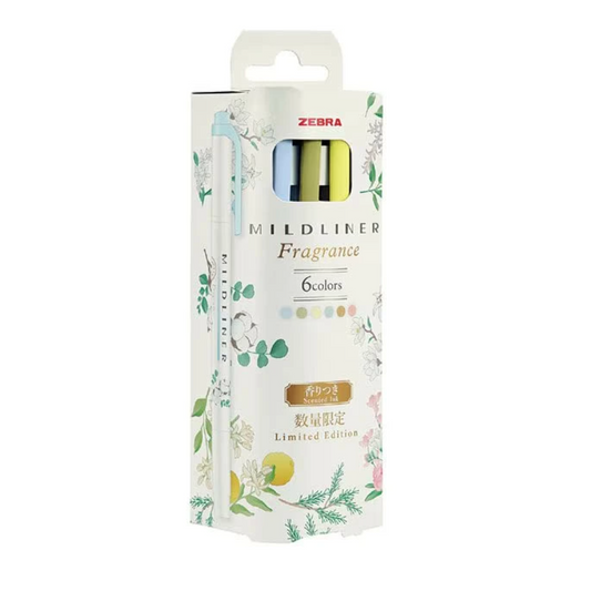 ZEBRA Mildliner Fragrance 6 Colors | Scented Ink Limited Edition (NZ Stock)