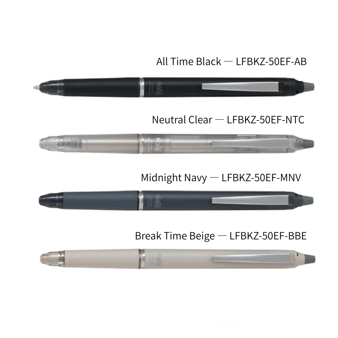 PILOT FriXion Ball Knock Zone 0.5mm – Black Ink | 4 Colours (NZ Stock)