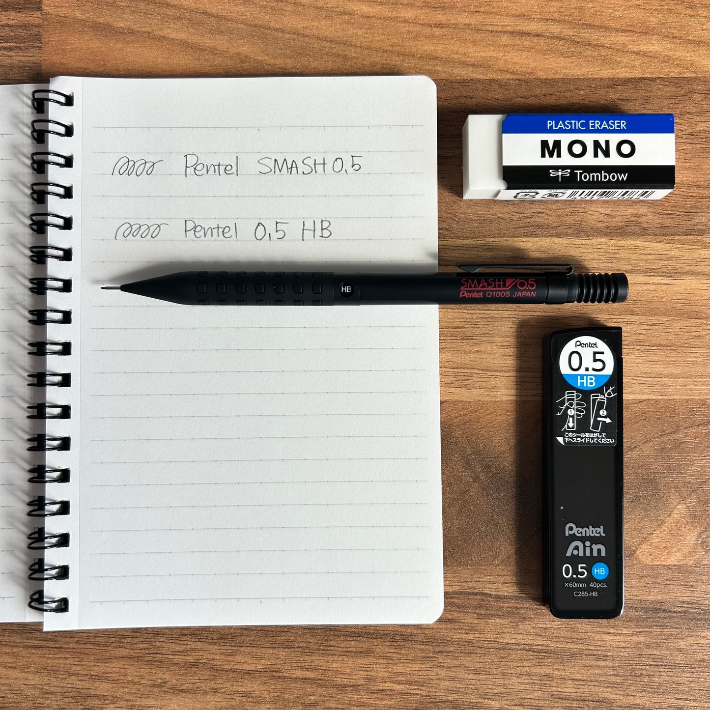 The Smash Study Set - Pentel Smash & KOKUYO Notebook (NZ Stock)