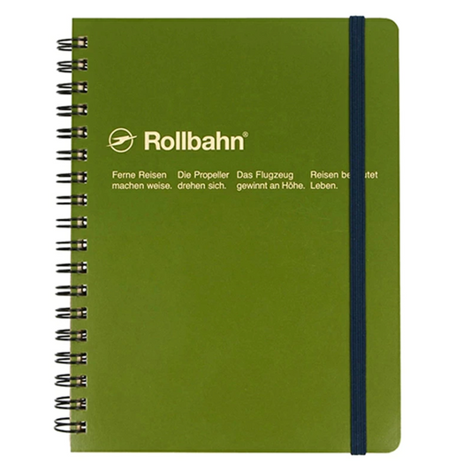 DELFONICS Rollbahn Spiral Bound Grid Notebook – Large (NZ Stock)