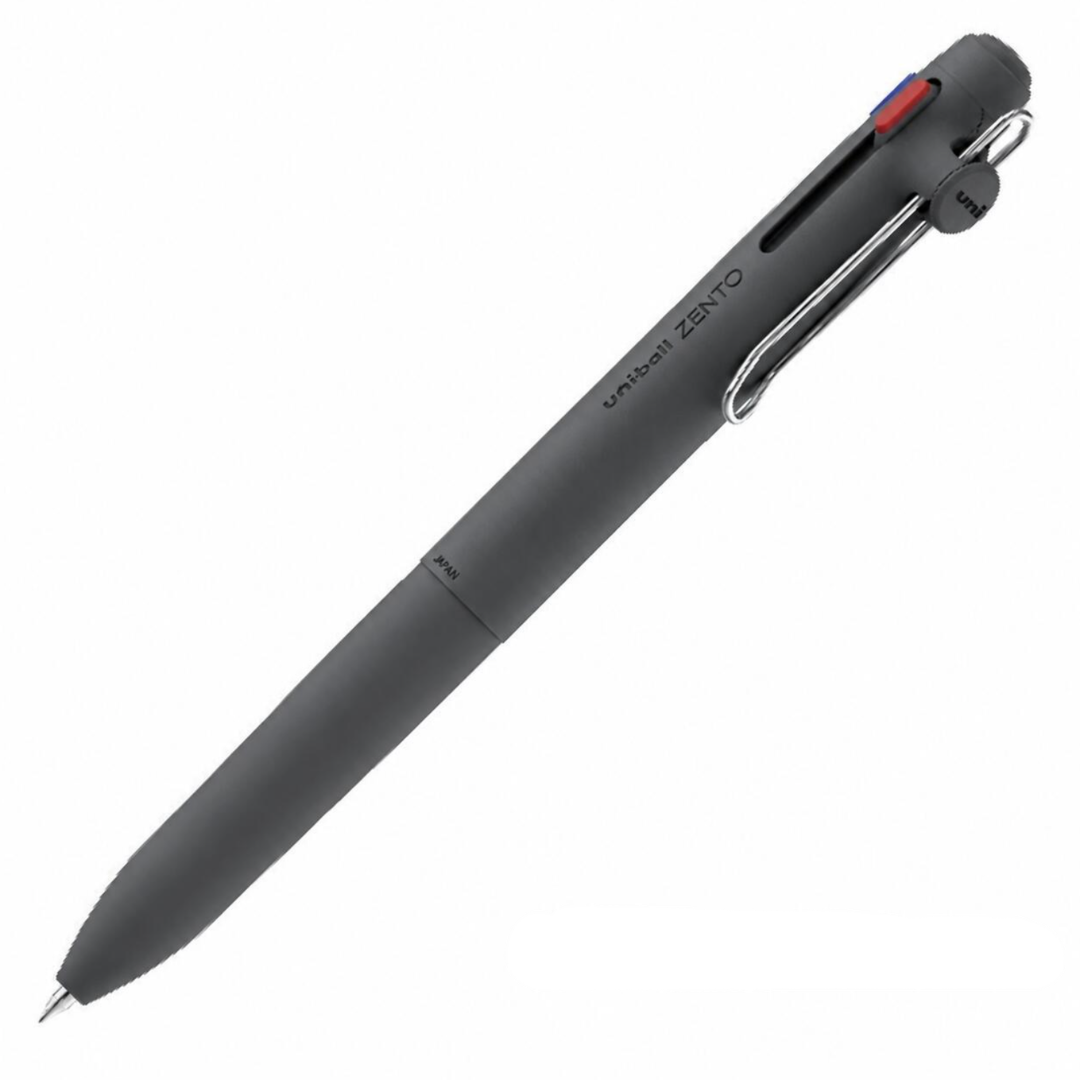 uniball ZENTO 3 0.5mm 3-Color Ballpoint Pen | Lavender & Slate Gray (NZ Stock)