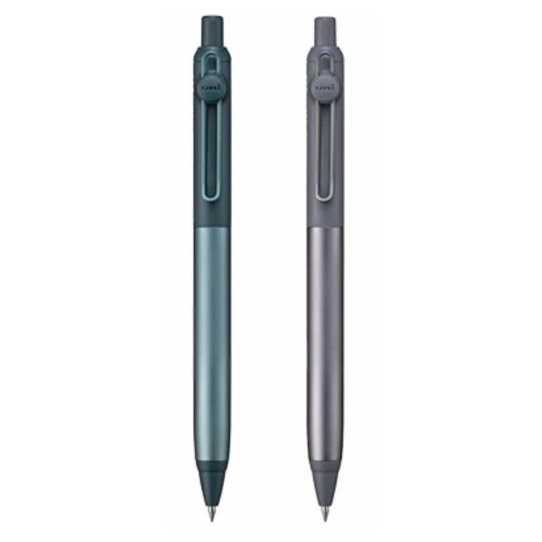 Uni-ball ZENTO Flow Model 0.5mm Gel Pen | Jade & Hematite (NZ Stock)
