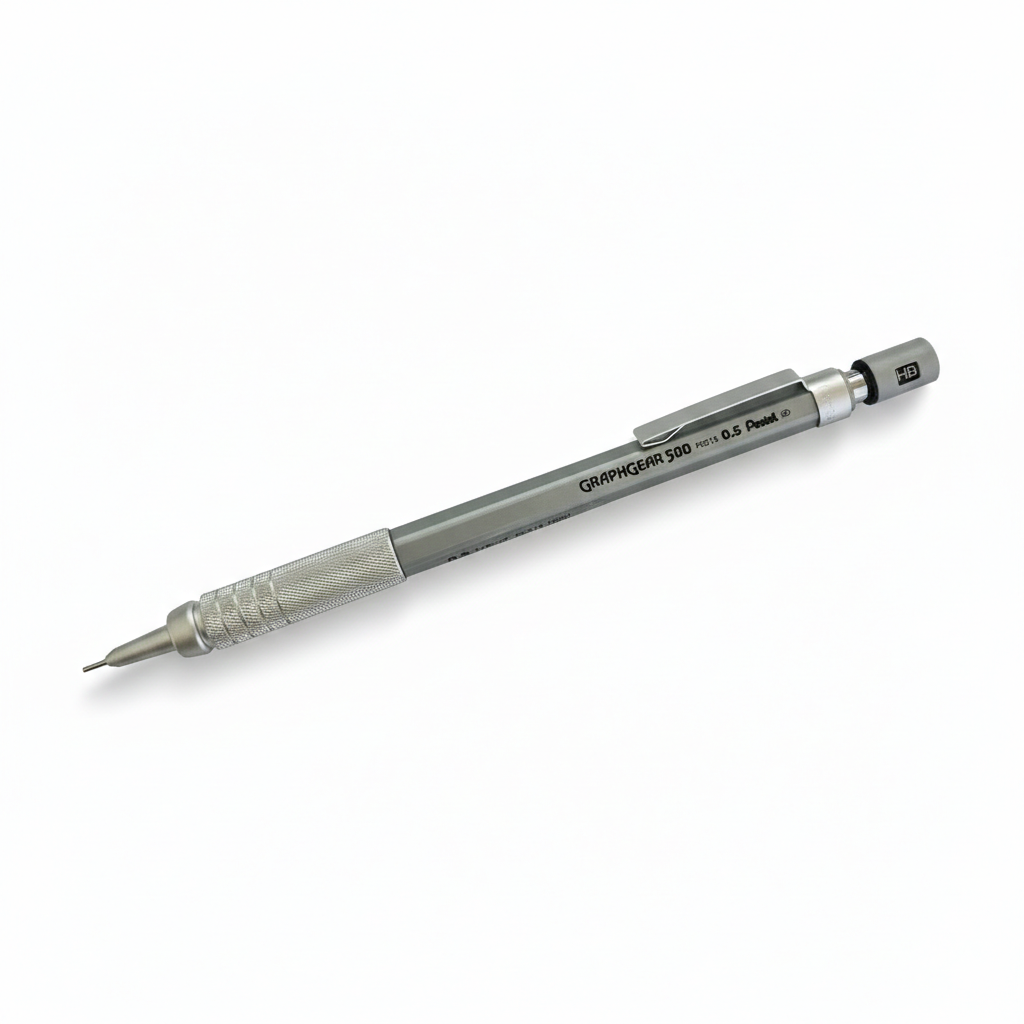 Pentel GraphGear 500 Mechanical Pencil 0.5mm – Drafting Pencil for Precise Writing (NZ)